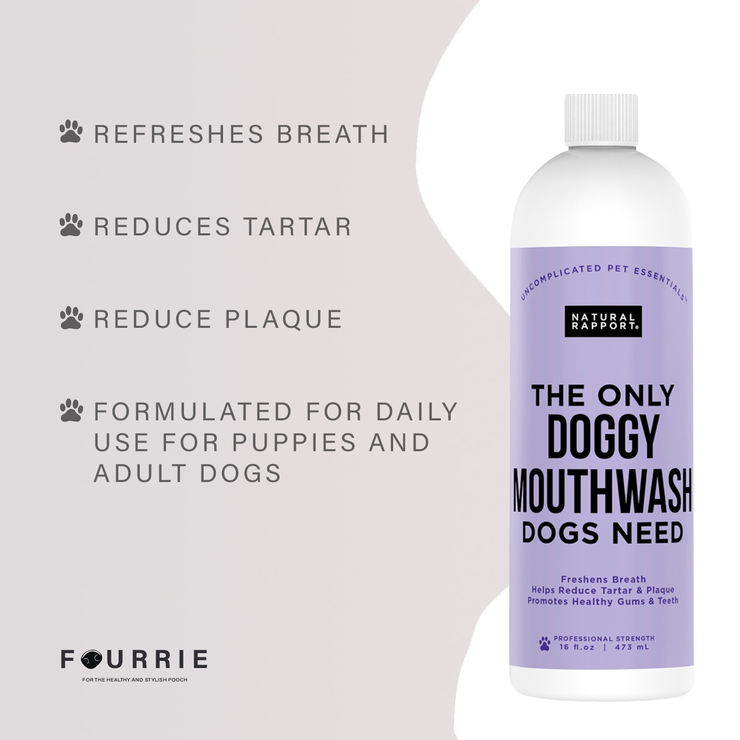 Dog mouthwash hotsell